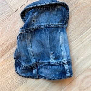 Distressed Denim Dog Jacket